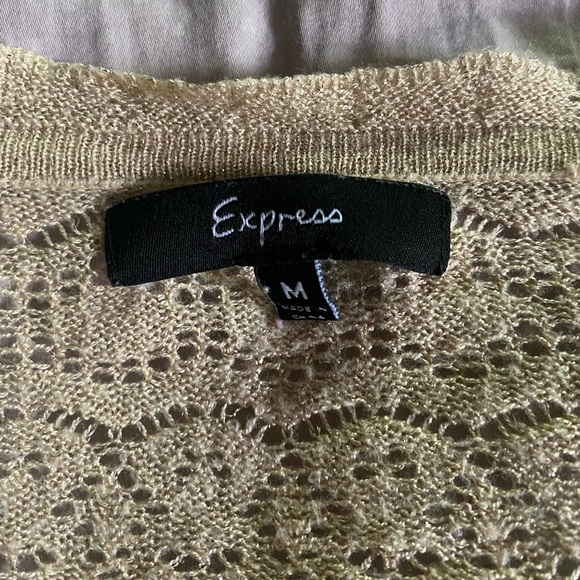 Express Cream Lace Cardigan - Picture 2 of 4